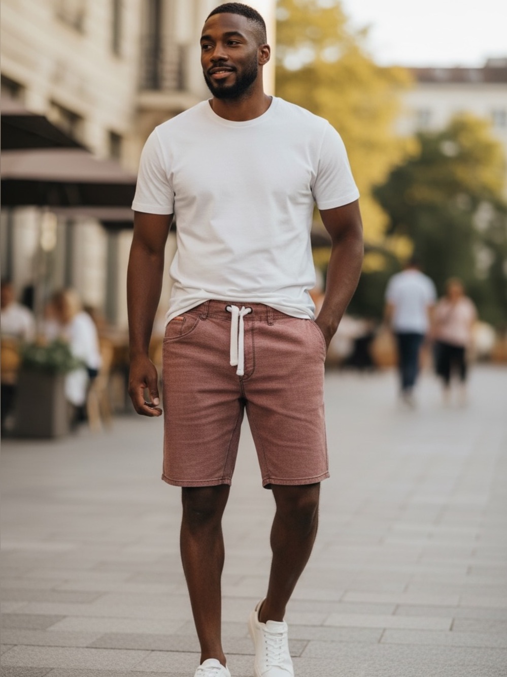 Pullin Men's Dening Epic 2 Ultra-Stretch Shorts Size XL Fit 33-36 Dusty Rose